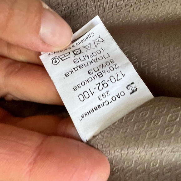 Color block coat. Size 6/S. Straight fit. Knee length. European brand. - Picture 10 of 10